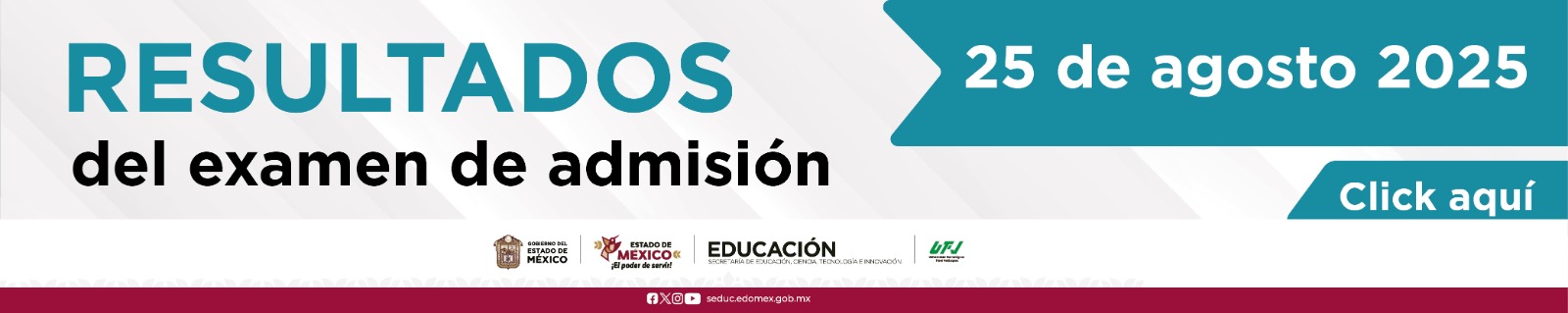 Resultados de Examen 25 de Agosto